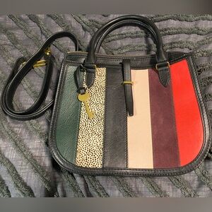 Fossil RYDER dual strap purse NWOT